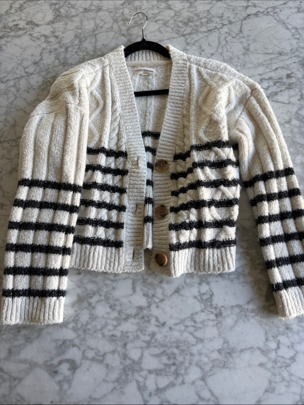 Lucky Brand Cropped Cardigan